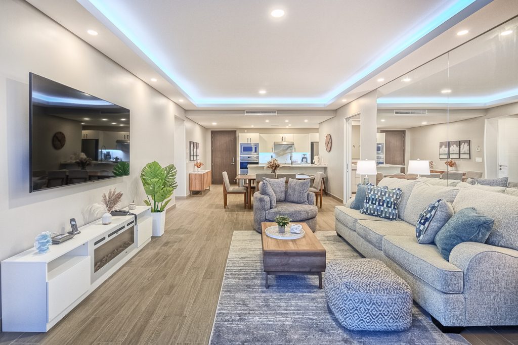 Living room inside Viento 902